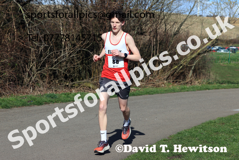 Senior Mens 2026 NECAA Royal Signals Road Relays, Hetton Lyons Country Park, Hetton le Hole. Photo: David T. Hewitson/Sports for All Pics